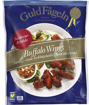 Buffalo wings BBQ Fryst (Guldfågeln) - Så många kalorier innehåller en ...