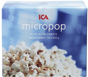 Popcorn kalorier micro